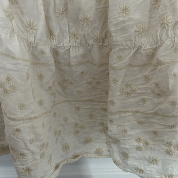 OLD NAVY - peasant cottagecore prairie round neck babydoll short sleeves 3X - Picture 6 of 8